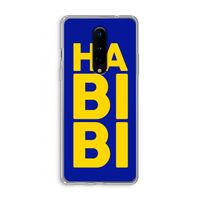 Habibi Blue: OnePlus 8 Transparant Hoesje Habibi Blue: OnePlus 8 Transparant Hoesje