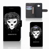 Telefoonhoesje met Naam HTC U11 Life Skull Hair - thumbnail