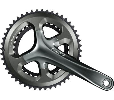 Shimano Crankstel 2 x 10 speed tiagra fc-4700 - 172,5/50-34t met holle as - zwart