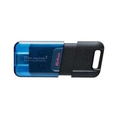 USB stick Kingston Technology DataTraveler 80 Blauw Zwart 64 GB