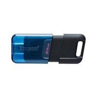 USB stick Kingston Technology DataTraveler 80 Blauw Zwart 64 GB
