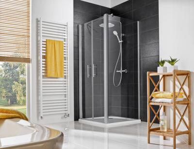 HSK Favorit Nova zijwand voor pendeldeur 80x195cm Chroom/Helder glas