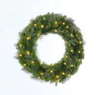 Fraser krans 60 cm met warm LED kerstboom - Holiday Tree