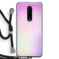 Flow mist pastel: OnePlus 7 Pro Transparant Hoesje met koord