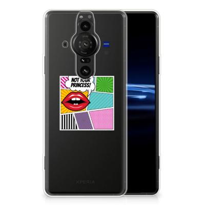 Sony Xperia Pro-I | Sillicone Back Cover | Popart Princess