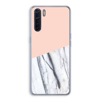 A touch of peach: Oppo A91 Transparant Hoesje