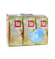 Rice drink hazelnoot-amandel 200ml bio - thumbnail