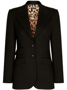 Dolce & Gabbana blazer Turlington à simple boutonnage - Noir