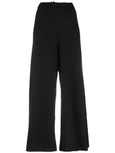 Jil Sander pantalon ample en maille - Noir