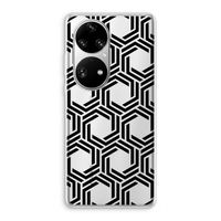 Geometrisch patroon: Huawei P50 Pro Transparant Hoesje