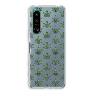 Weed: Sony Xperia 5 III Transparant Hoesje