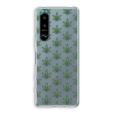 Weed: Sony Xperia 5 III Transparant Hoesje