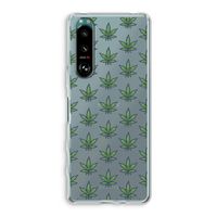 Weed: Sony Xperia 5 III Transparant Hoesje