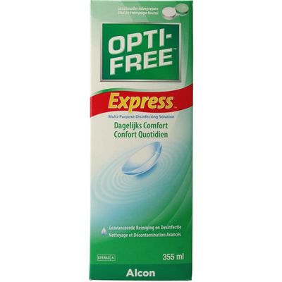 Optifree express MPDS + lenshouder