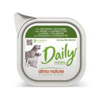 Almo Nature Daily met kalkoen en courgette natvoer hond 32 x 100 g