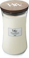 WW Linen Large Candle - WoodWick - thumbnail