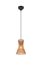 Trio Design hanglampBijou zwart met rotan Ø20cm - R31831026 Trio Design hanglampBijou zwart met rotan Ø20cm - R31831026