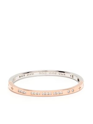 APM Monaco bracelet jonc Toi Moi Morse Code - Argent