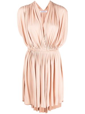 Christian Dior Pre-Owned robe courte froncée (années 2010) - Rose