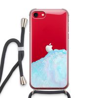 Fantasie pastel: iPhone SE 2020 Transparant Hoesje met koord