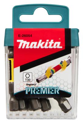 Makita Accessoires Slagschroefbits T30x50mm | Impact Premier | 10 stuks - E-26054 Makita Accessoires Slagschroefbits T30x50mm | Impact Premier | 10 stuks - E-26054