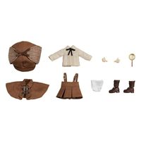 Original Character Parts for Nendoroid Doll Figures Outfit Set Detective - Girl (Brown) - thumbnail