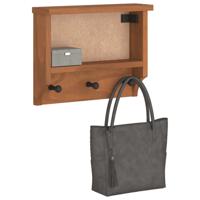 Wandkapstok SANDNES 45x12x35 cm massief grenenhout