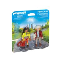 Playmobil 71506 Duopacks Paramedicus met Patiënt - thumbnail