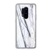 Gestreepte marmer: OnePlus 8 Pro Transparant Hoesje
