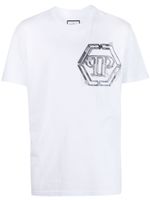 Philipp Plein t-shirt en coton à logo imprimé - Blanc - thumbnail