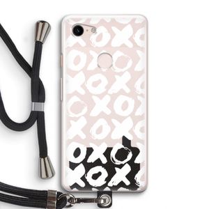 XOXO: Pixel 3 Transparant Hoesje met koord