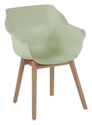 Hartman Tuinstoel 'Sophie Teak' met armleuning, kleur Mint