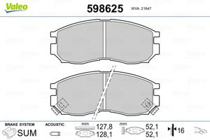 Valeo Remblokset 598625