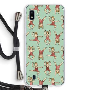 Gymboys: Samsung Galaxy A10 Transparant Hoesje met koord