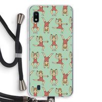Gymboys: Samsung Galaxy A10 Transparant Hoesje met koord