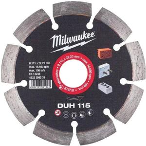 Milwaukee Diamantdoorslijpschijven DUH 115 mm - 1 st - 4932399539
