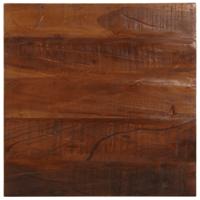 Tafelblad vierkant 60x60x3,8 cm massief gerecycled hout