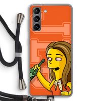 Jamie Lee Simpson: Samsung Galaxy S21 Transparant Hoesje met koord