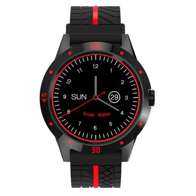 N6 Smart Watch 1.3 inch TFT scherm MTK2502C Bluetooth4.0, siliconen armbanden, steun hartslag monitor & stappenteller & slaap Monitor & sedentair Remi