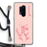 Giving Flowers: OnePlus 8 Pro Transparant Hoesje met koord
