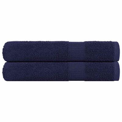 VidaXL Saunahanddoeken 2 st 80x200 cm 360 g/m² 100% katoen marineblauw
