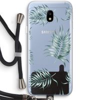 Simple leaves: Samsung Galaxy J3 (2017) Transparant Hoesje met koord