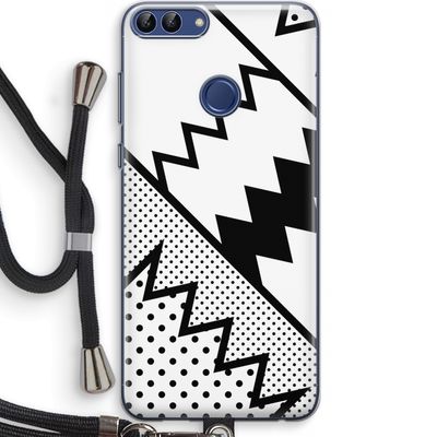 Pop Art #5: Huawei P Smart (2018) Transparant Hoesje met koord