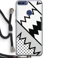 Pop Art #5: Huawei P Smart (2018) Transparant Hoesje met koord
