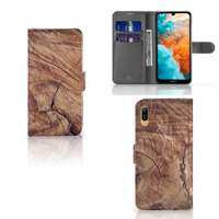 Huawei Y6 (2019) Book Style Case Tree Trunk - thumbnail