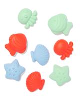 HEMA Zandvormen kunststof zeedieren - 8 stuks