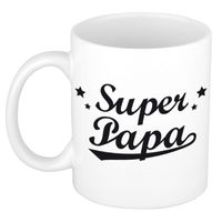 Super papa cadeau mok / beker voor Vaderdag 300 ml   -