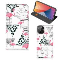 iPhone 12 | iPhone 12 Pro | Hoesje maken | Flamingo Triangle
