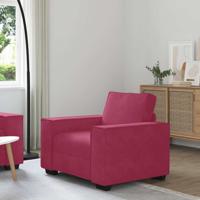 Sofastoel Wijnrood 60 cm Fluweel