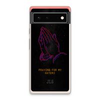 Praying For My Haters: Google Pixel 6 Transparant Hoesje